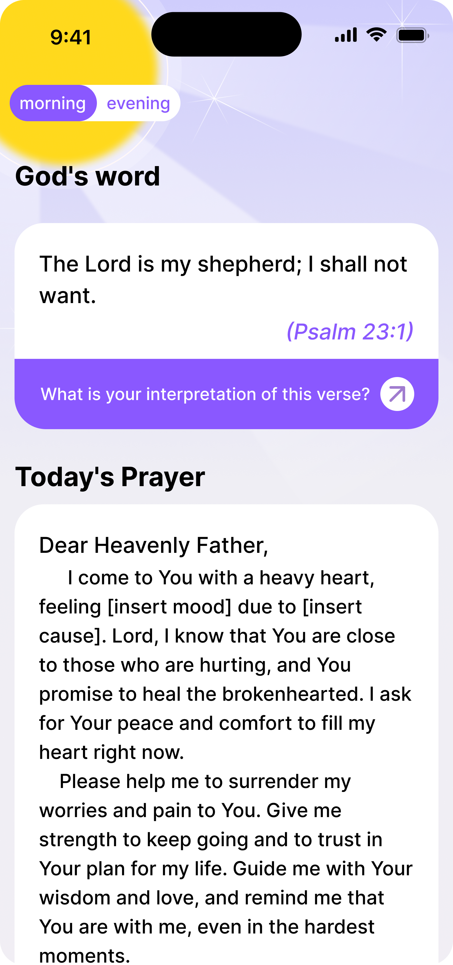 FaithTime App Screenshot