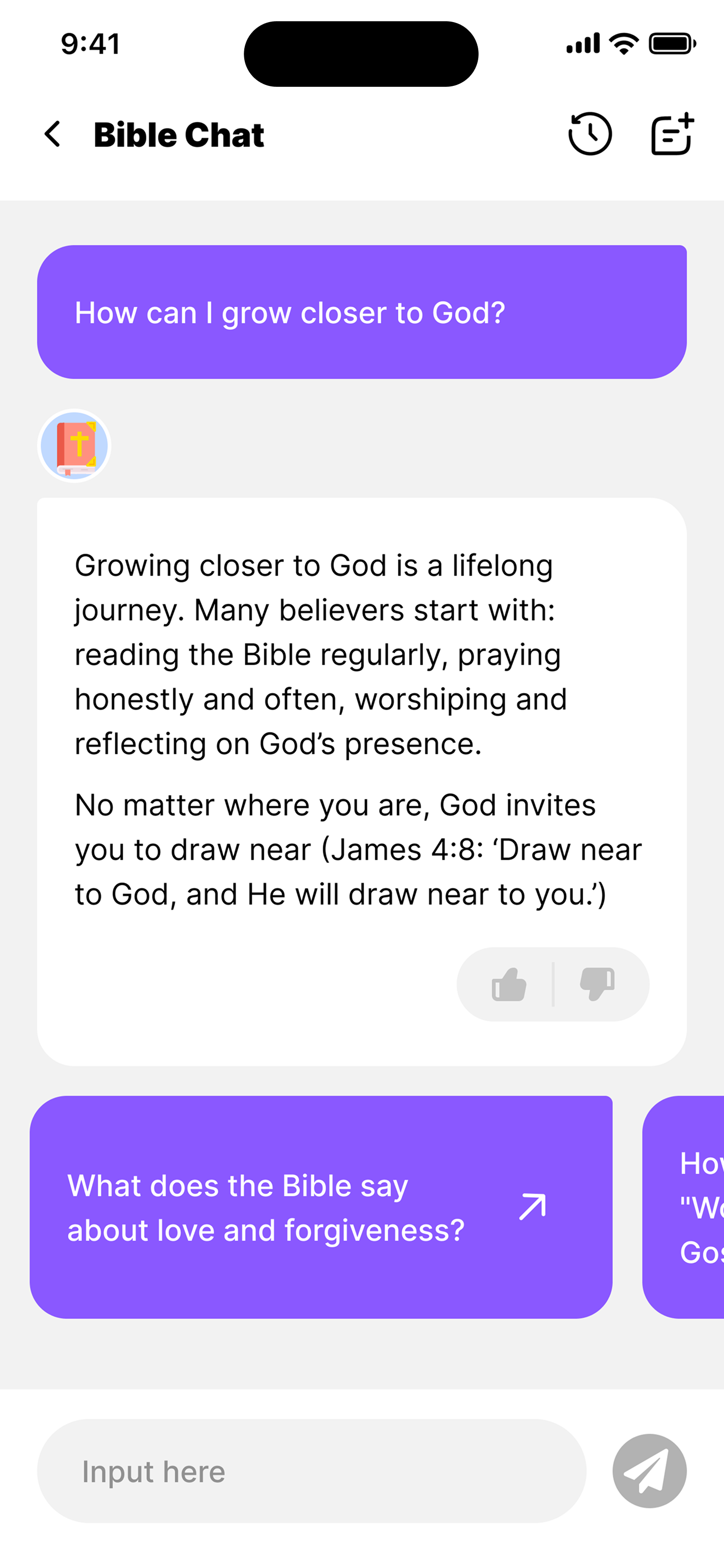 FaithTime App Screenshot