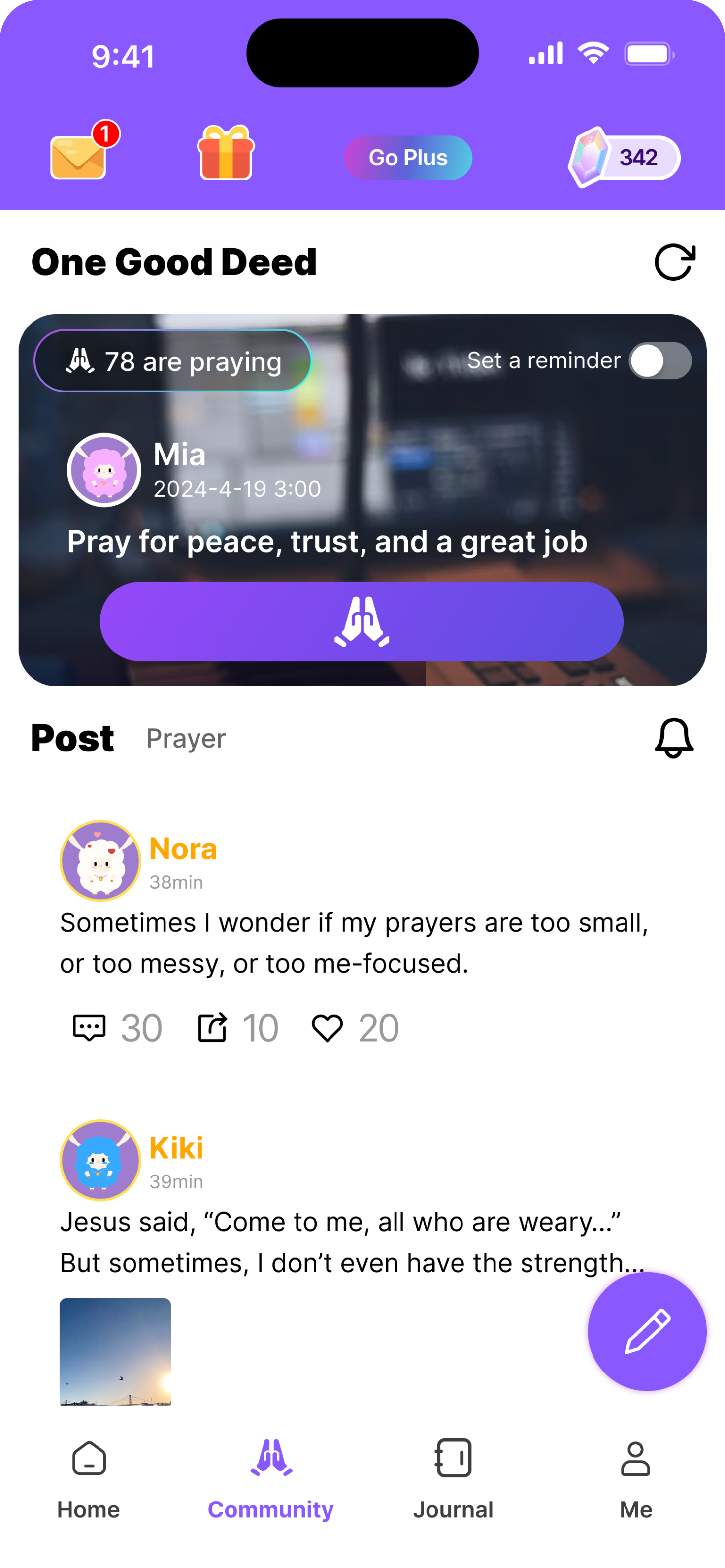 FaithTime App Screenshot